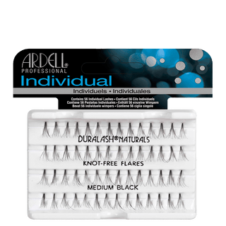 Ardell DuraLash Individuals Knot-Free Flares | Medium Black | Løsvipper