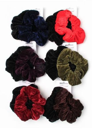 Velvet Scrunchies | Assorterte farger | 2 stk