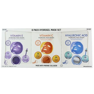 Skin Treats | 6-pakk Hydrogel Ansiktsmasker