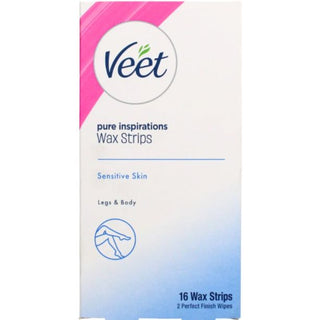 Veet | Leg & Body Wax Strips | Sensitive Skin