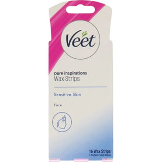 Veet | Pure Inspirations Wax Strips for Sensitive Skin | Face