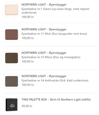 TIND Eyeshadow Palette Make Me Speak