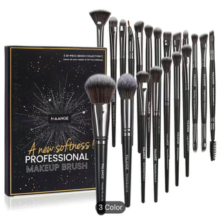 Makeup Brushes - sett med 20 sminkekoster