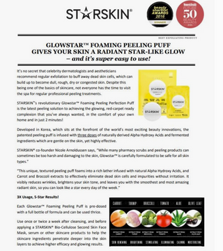 Starskin Glowstar™ Foaming Peeling Puff