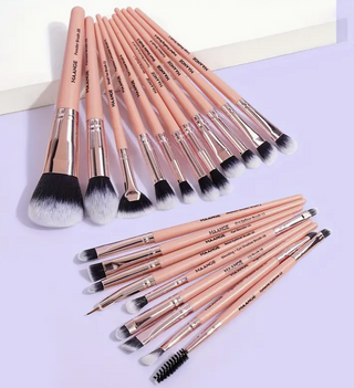 Makeup Brushes - sett med 20 sminkekoster