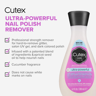 Cutex Neglelakkfjerner - Ultra Powerful